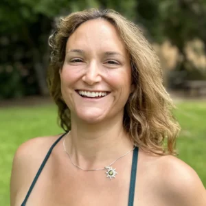 duygu aykol, yoga teacher, smiling