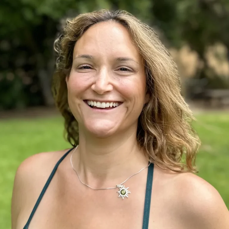 duygu aykol, yoga teacher, smiling