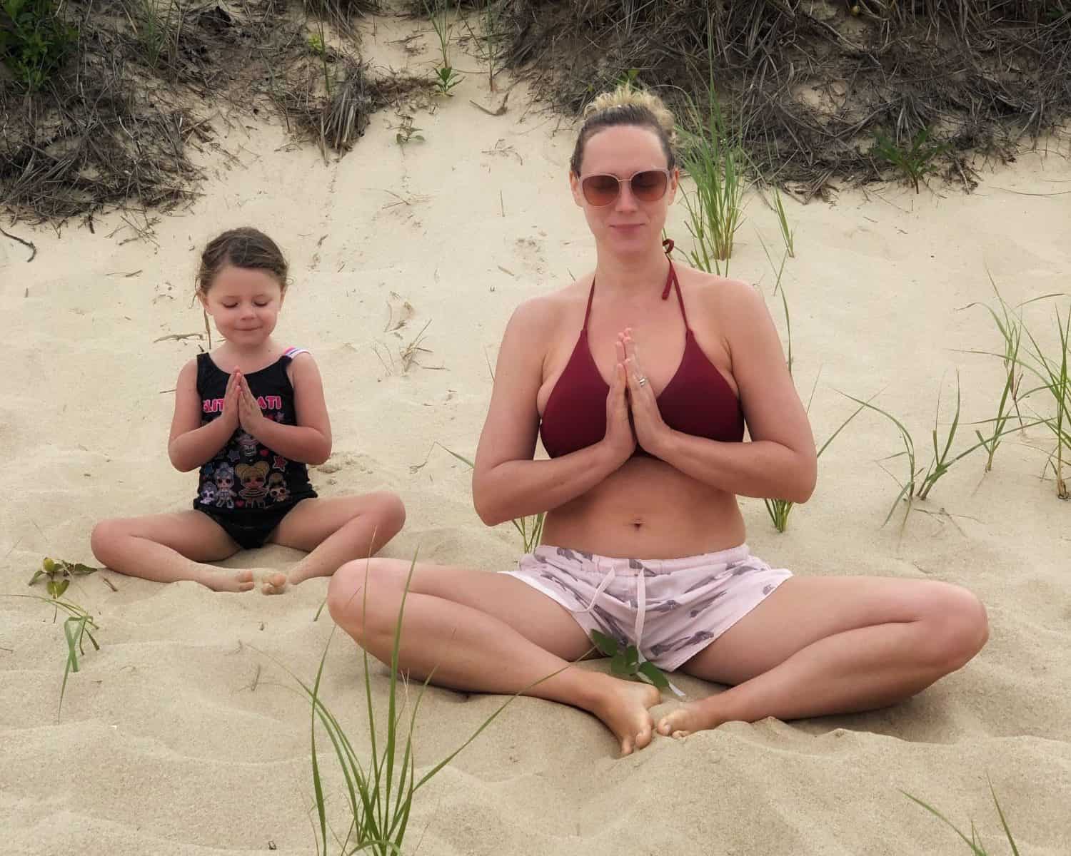 Leslie Germain with her daughter