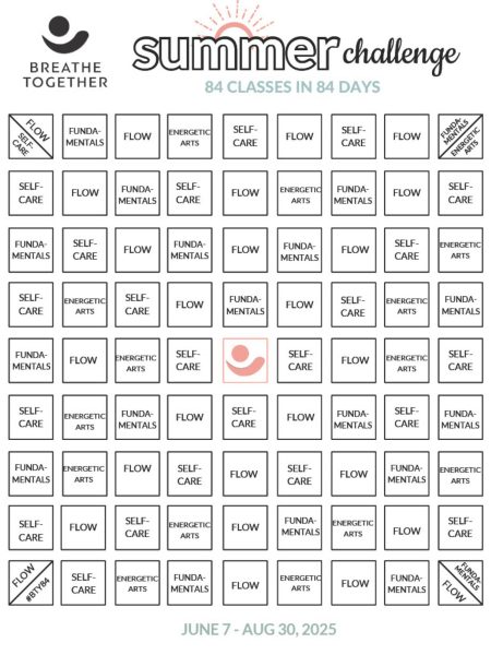 Summer Challenge 2025 board