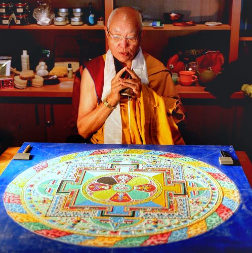 Buddhist Monk MAndala