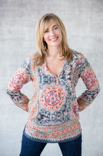 Jennifer Prugh Mandala Shirt standing