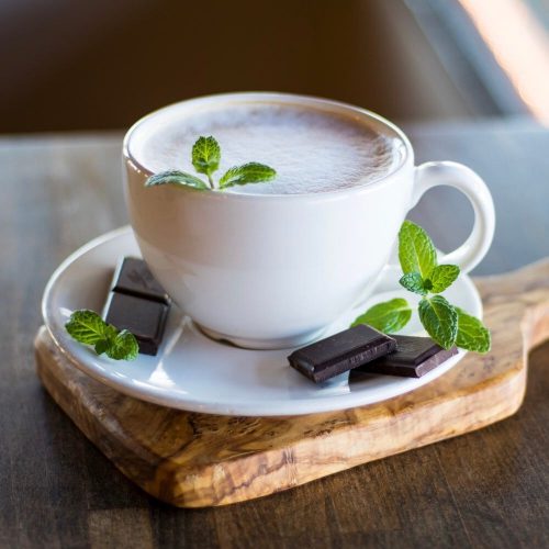 Peppermint hot chocolate