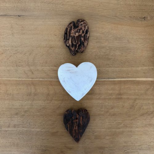 Heart shaped stones
