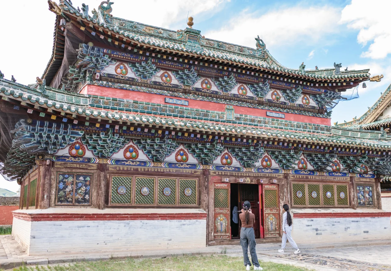 sacred temple in mongolia